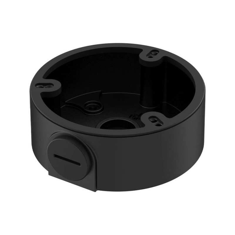 Caja de conexiones de aluminio Dahua en color negro para montaje de cá