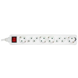 Power Strip 8 port 3M White