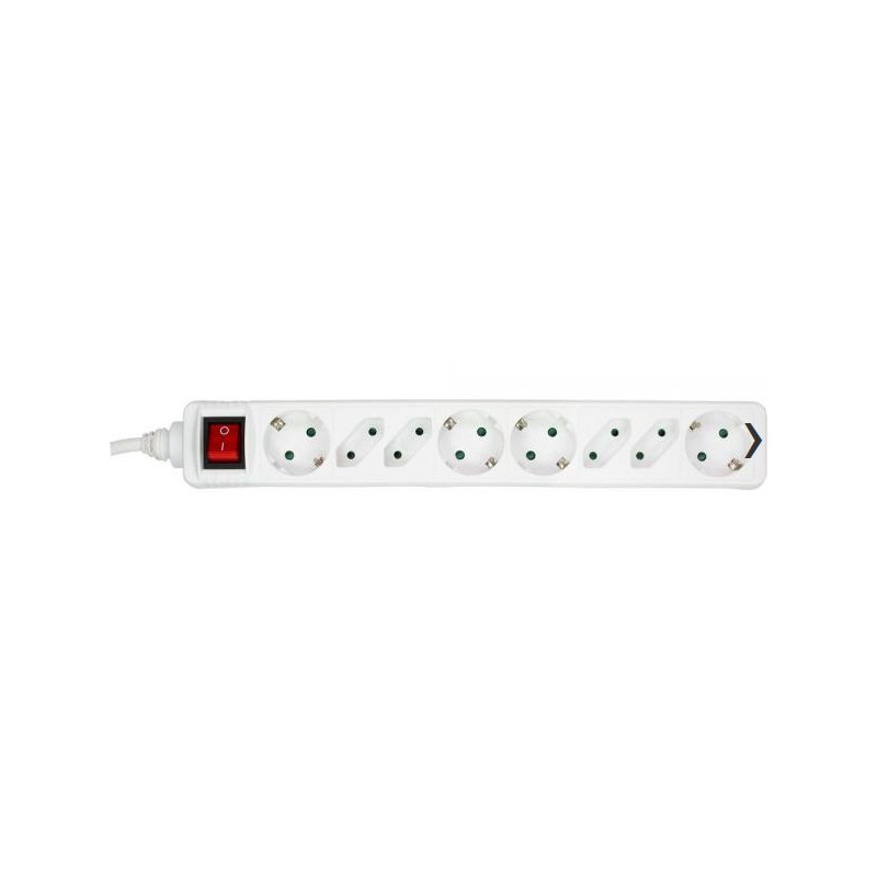 Power Strip 8 port 3M White