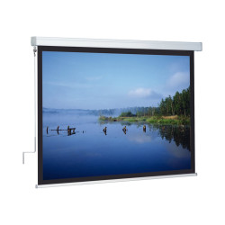Projecta Compact Manual 230x230 Matte Wh | APLIUM