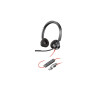 Poly Blackwire 3320 - Blackwire 3300 series - auricular - en oreja - c