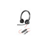 Poly Blackwire 3320 - Blackwire 3300 series - auricular - en oreja - c