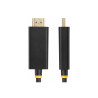 StarTech.com 6.6ft (2m) DisplayPort to HDMI Adapter Cable, 4K 60Hz wit