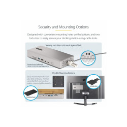 Dock Multipantalla Thunderbolt 4 2XHDMI 2XDP - USB - Pd 98W | APLIUM