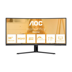 AOC Basic-line CU34B3E - B3 Series - monitor LED - curvado - 34" - 344