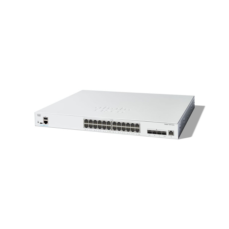 Cisco Catalyst 1300-24XT - Conmutador - L3 - inteligente - 24 x 10 Gig