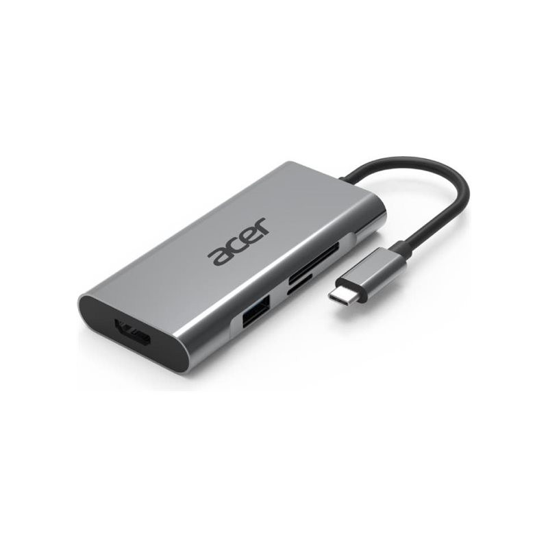 Acer USB Type-C 7 in 1 Mini Dock (ADK040) - Estación de conexión - USB