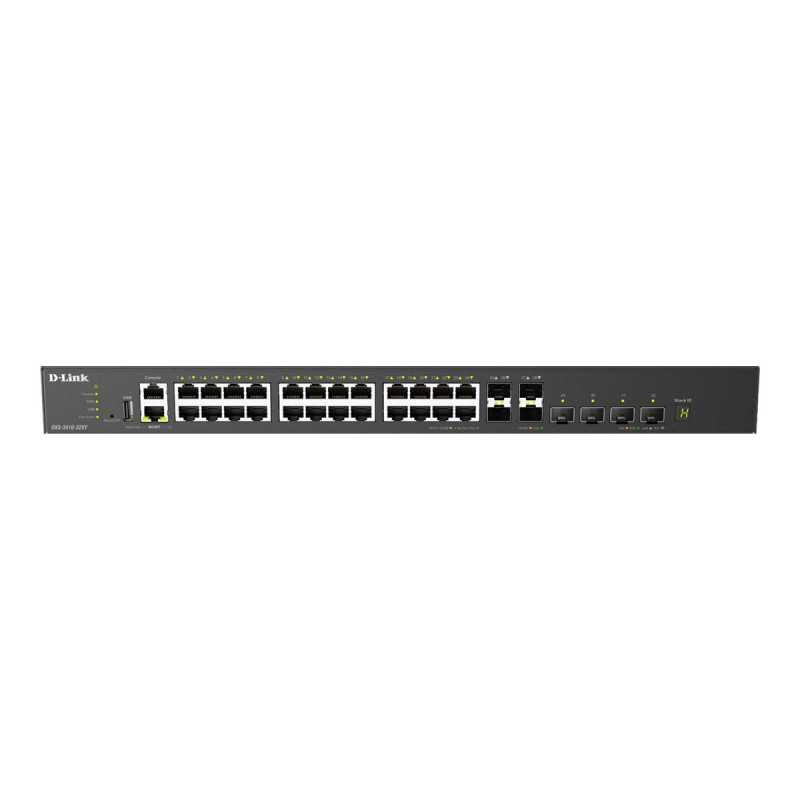 D-Link DXS 3410-32XY - Conmutador - L3 - Gestionado - 24 x 10 Gigabit
