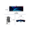Philips 49B2U6903CH - 6000 Series - monitor LED - curvado - 49" (48.8"