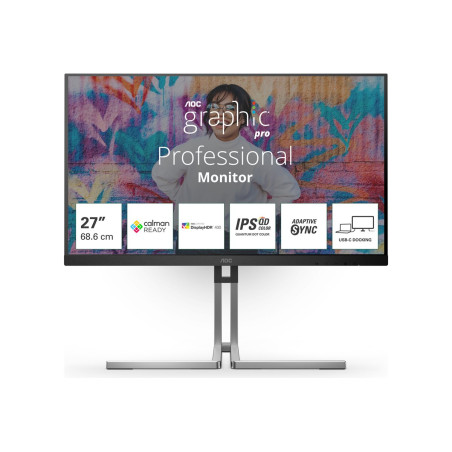 AOC Q27U3CV - Graphic Pro Series - monitor LED - 27" - 2560 x 1440 QHD