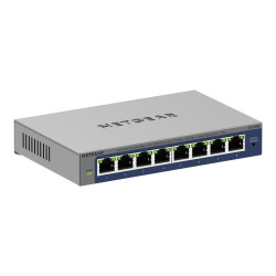 NETGEAR Plus GS108Ev4 - Conmutador - sin gestionar - sobremesa, montaj