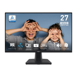 MSI PRO MP275Q - Monitor LED - 27" - 2560 x 1440 WQHD @ 100 Hz - IPS -