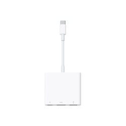 Apple - Adaptador de vídeo - USB-C macho a USB, HDMI, USB-C (solo alim
