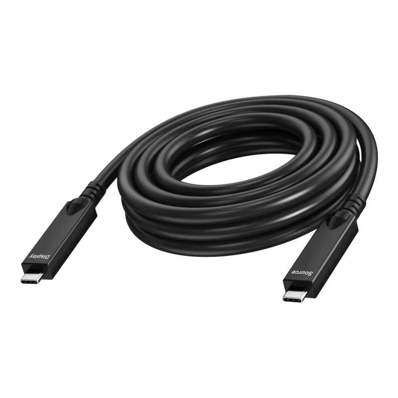 Cable USB C de 7 m - cable óptico activo - 2 carriles soportan DP 1.4