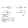 Cable USB C de 7 m - cable óptico activo - 2 carriles soportan DP 1.4