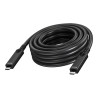 Cable USB C de 10 m - cable óptico activo - 2 carriles soportan DP 1.4