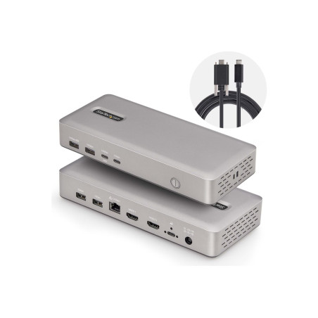 StarTech.com Docking Station USB4 - HDMI Doble de 4K 60Hz - 6x USB - P