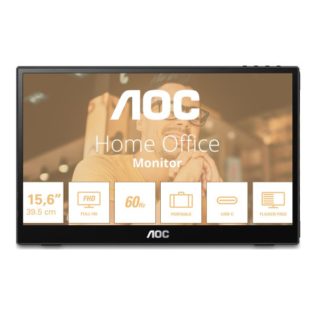 AOC 16T3EA - Monitor LED - 16" (15.6" visible) - portátil - 1920 x 108