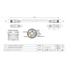 Cable CAT6 de 2 m - RJ45 (m) a RJ45 (m) - par trenzado blindado stp -