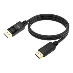 Cable DisplayPort de 2 m - versión 1.4 8k a 60 hz - conectores dorados