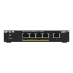 NETGEAR 300 Series GS305PP - Conmutador - SOHO - sin gestionar - 5 x 1