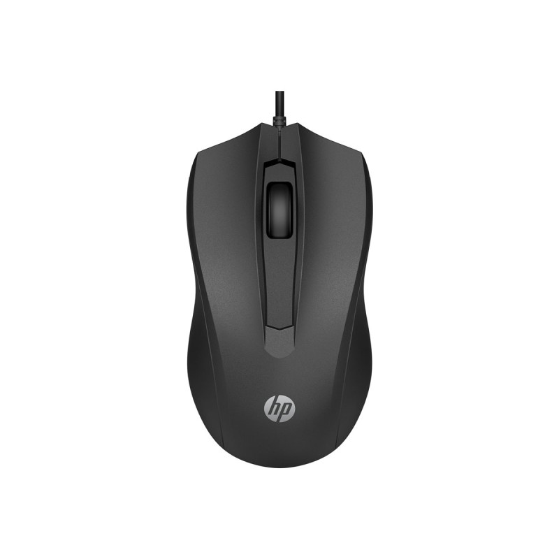 HP 105 Black Wired Mouse