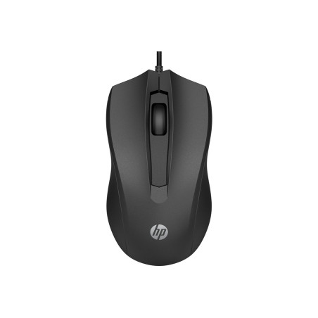 HP 105 Black Wired Mouse