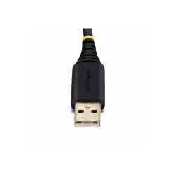 StarTech.com 6.6ft/2m USB to Null Modem Serial Adapter Cable, FTDI, RS