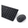 Dell Pro Compact Silent Keyboard and Mouse - KM555 - Juego de teclado