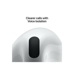 Apple AirPods 4 - Auriculares inalámbricos con micro - auriculares de