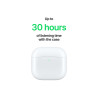 Apple AirPods 4 - Auriculares inalámbricos con micro - auriculares de