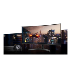 Lg 34WR50QK-B 34IN 5MS 100HZ QHD (3440X1440) Curved Ultrawid | APLIUM