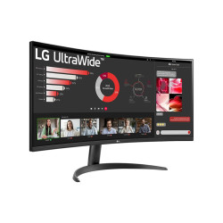 Lg 34WR50QK-B 34IN 5MS 100HZ QHD (3440X1440) Curved Ultrawid | APLIUM