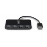 StarTech.com 4-Port USB 2.0 Hub, USB Bus Powered, Small Travel Mini US