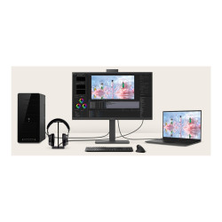 Monitor Profesional LG 24BA850-B 23.8"/ Full HD/ Webcam/ Multimedia/ N