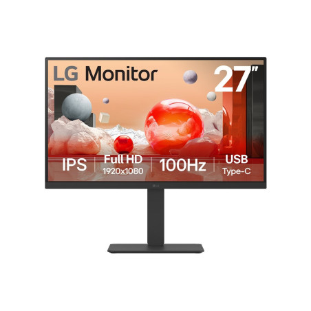 Monitor Profesional LG 27BA750-B 27"/ Full HD/ Multimedia/ Regulable e