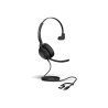 Jabra Evolve2 50 MS Mono - Auricular - en oreja - cableado - cancelaci