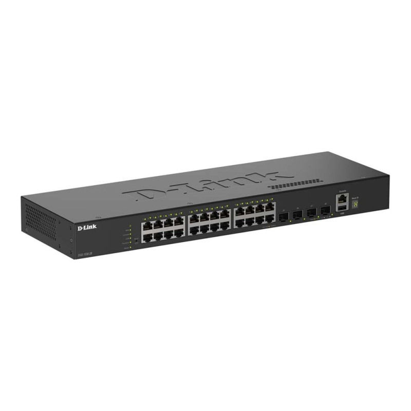 D-Link SmartPro DGS-1530-28 - Conmutador - inteligente - 24 x 10/100/1