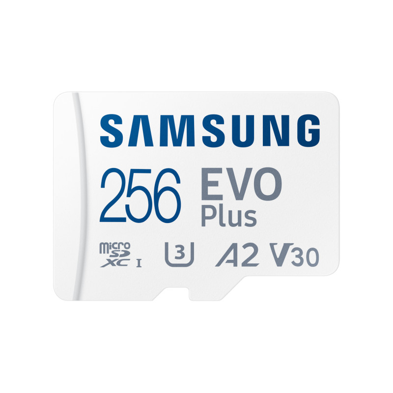 Micro SD EVO PLUS 2023 256GB+SD Adapter