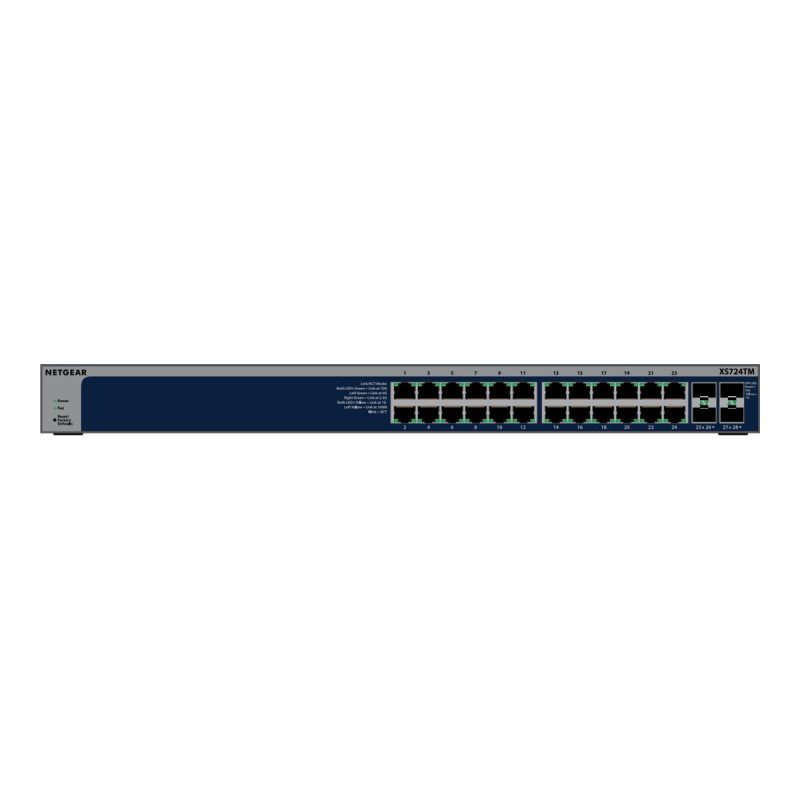 NETGEAR S3600 Series XS724TM - Conmutador - 2+/L3 Lite - inteligente -