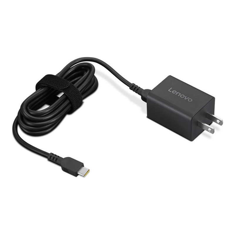 Lenovo Nano - Adaptador de corriente - GaN - 65 vatios (USB-C) - negro