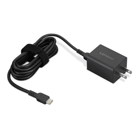 Lenovo Nano - Adaptador de corriente - GaN - 65 vatios (USB-C) - negro