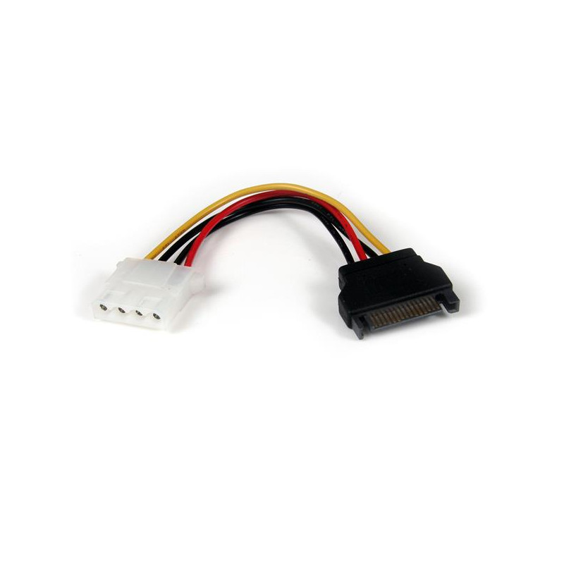 6in SATA to LP4 Power Cable Adapter F/M