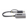 Startech USB-C to Ethernet Adapter w/USB-A Adapter, Realtek RTL8153B -