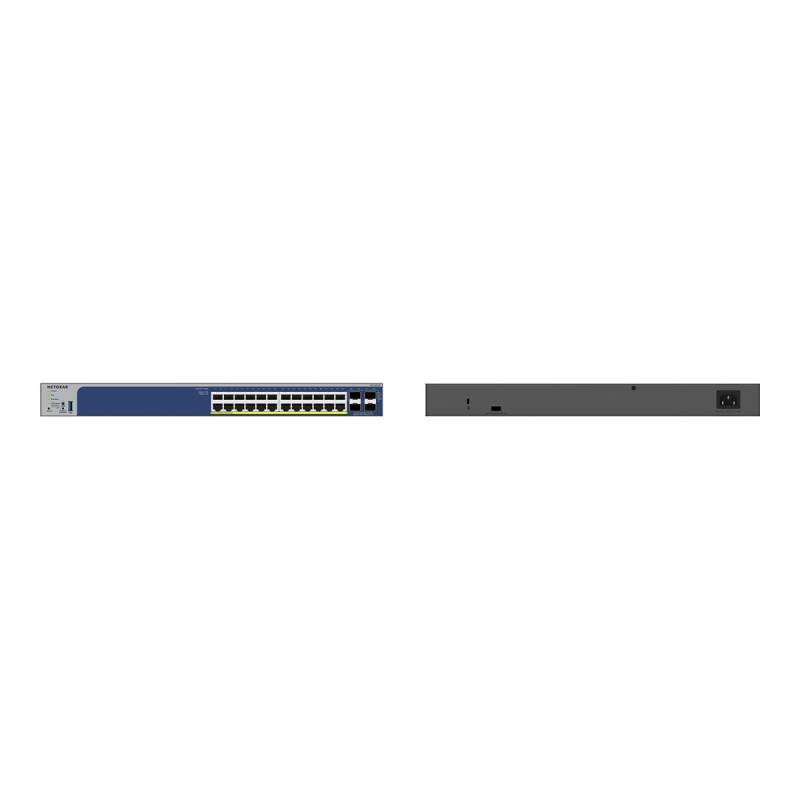 24P Ge POE++ Smart Swth W/10G SFP+ (GS728TXUP) | APLIUM