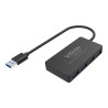 Concentrador USB 3.0 de 4 puertos - 4 x puertos USB 3.0 - 5 gbps - cab