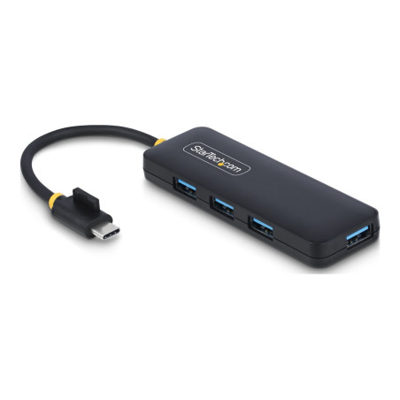 StarTech.com 4-Port USB-C Hub, 5Gbps, USB-C to 4x USB-A, Bus Powered -