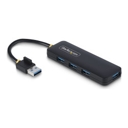 StarTech.com 4-Port USB-A Hub, 5Gbps, Bus Powered, Small Travel Mini H