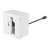 Componente de placa frontal AV modular - Módulo USB C - Enchufe tipo 3