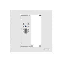 Componente de placa frontal AV modular - Módulo USB C - Enchufe tipo 3